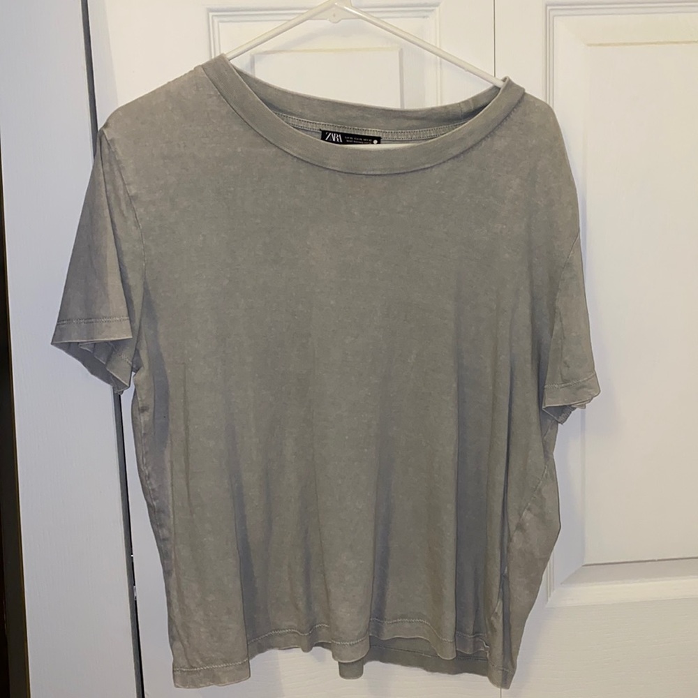Zara grey shirt